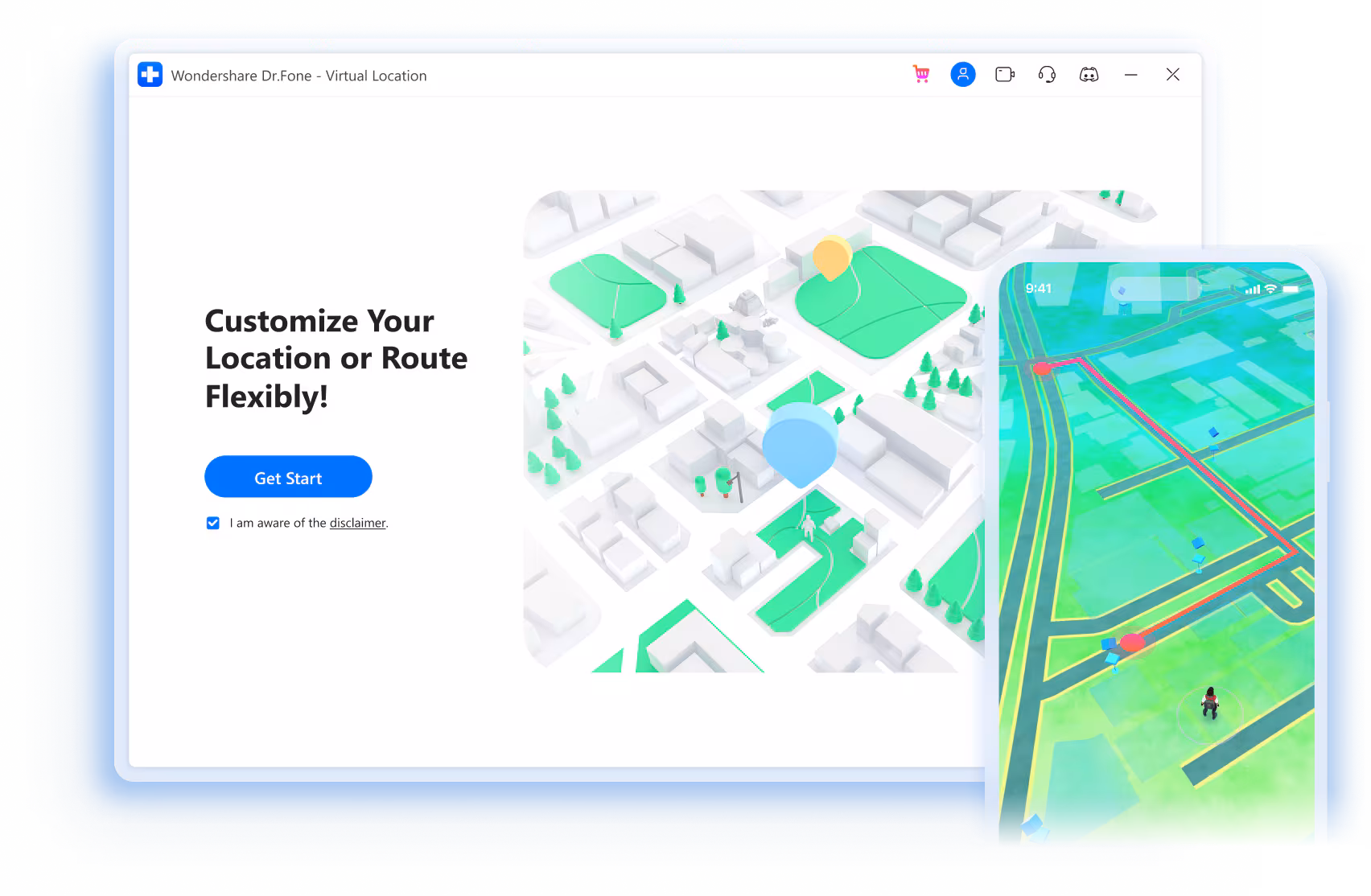Virtual Location (iOS/Android)